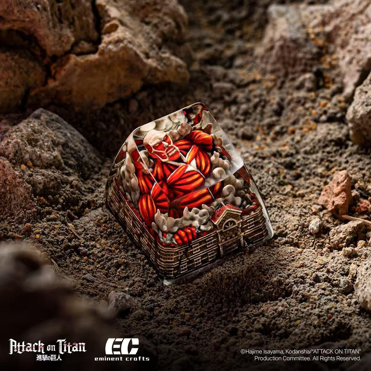 【Pre-order】Attack on Titan - Colossal Titan Keycap (Resin)