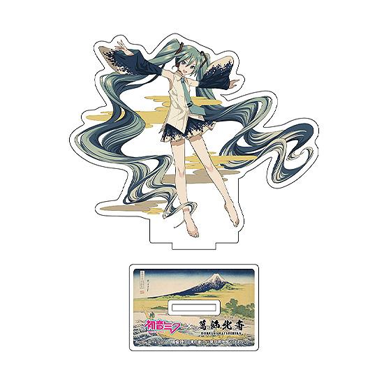 【Pre-order】Hokusai Katsushika x Hatsune Miku - Hatsune Miku Die-Cut Acrylic Stand (by iXima, Ejiri in Suruga Province (Tago Bay), Rerun)