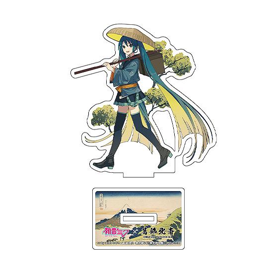 【Pre-order】Hokusai Katsushika x Hatsune Miku - Hatsune Miku Die-Cut Acrylic Stand (by iXima; Inume Pass, Kai Province; Rerun)