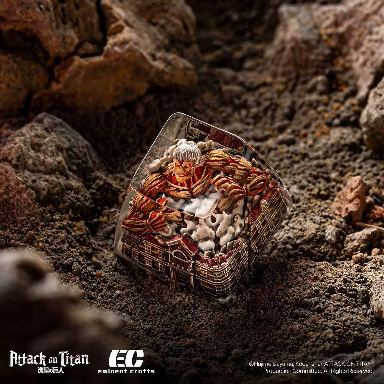 【Pre-order】Attack on Titan - Armored Titan Keycap (Resin)