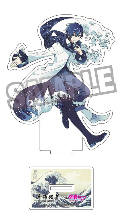 【Pre-order】Hokusai Katsushika x Hatsune Miku - KAITO Die-cut Acrylic Stand (by Rella, The Great Wave off Kanagawa)