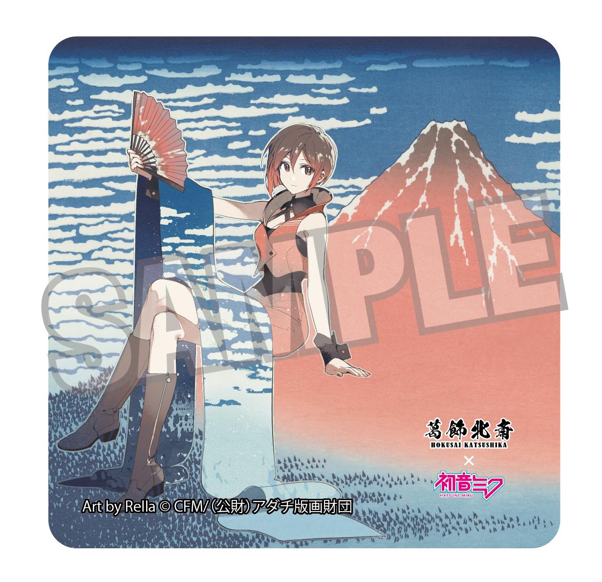 【Pre-order】Hokusai Katsushika x Hatsune Miku - MEIKO Sticker (Rella, Fine Wind, Clear Morning)