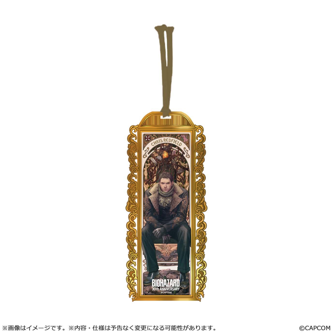【Pre-order】Resident Evil 4 BIOHAZARD - Chris Metal Bookmark (30th, Rerun)