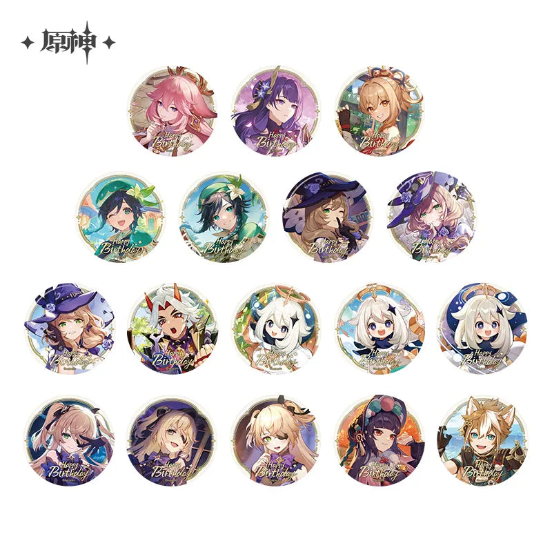 Genshin Impact Day of Destiny Series Badges