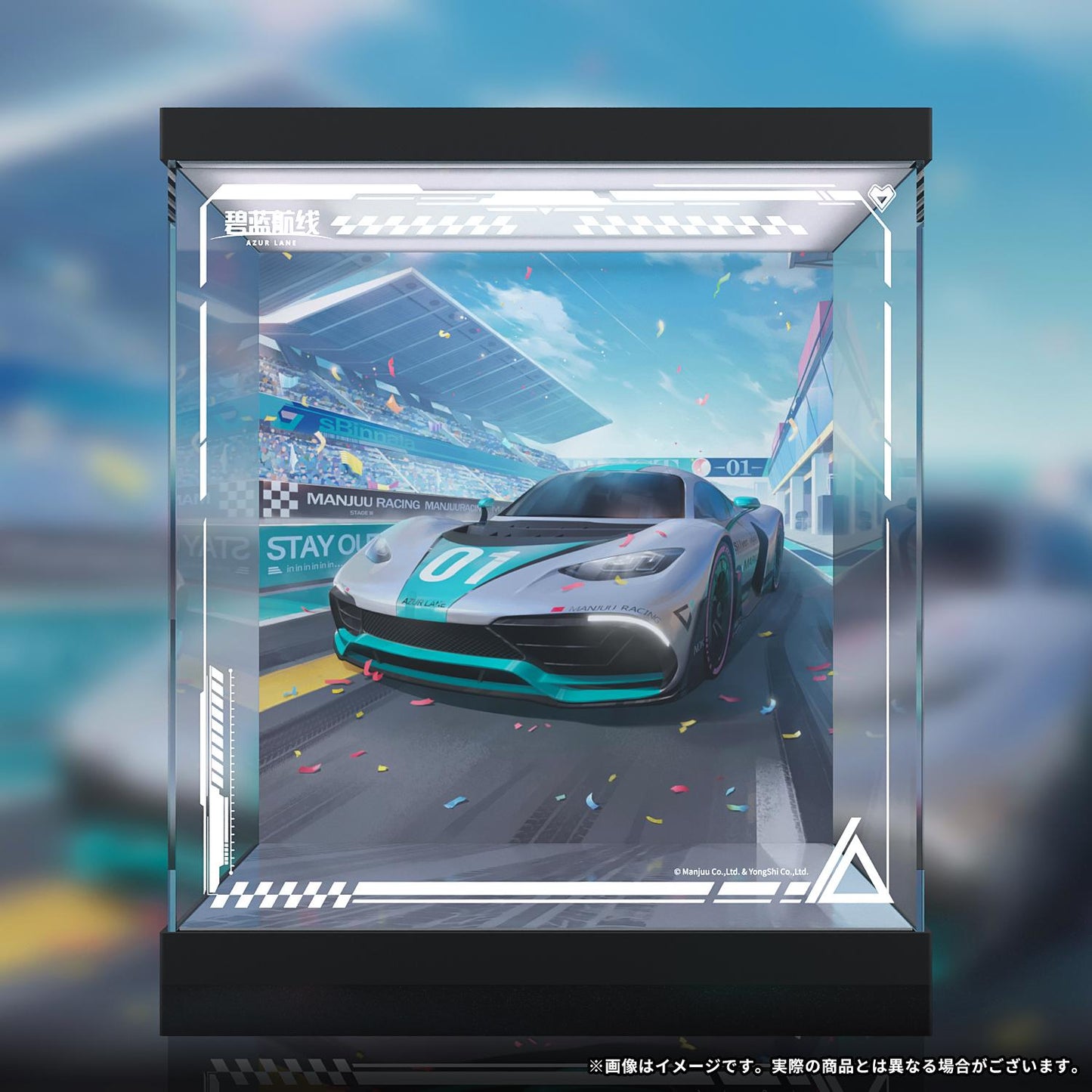 【Pre-order】Azur Lane - Shinano Acrylic Display Case (Moonlit Chrome Ver. Special LED)