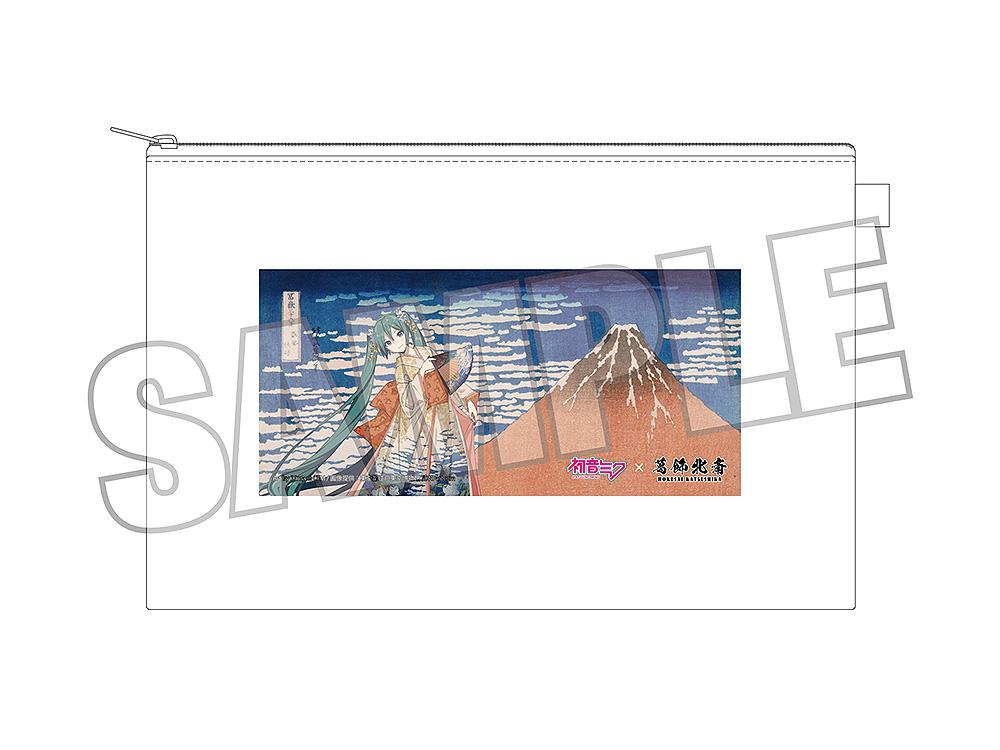 【Pre-order】Hokusai Katsushika x Hatsune Miku - Hatsune Miku Pouch (by iXima; Fine Wind, Clear Morning; Rerun)