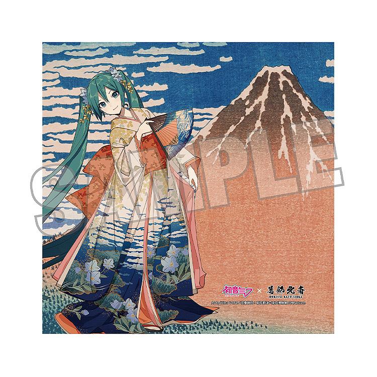 【Pre-order】Hokusai Katsushika x Hatsune Miku - Hatsune Miku Hand Towel (by iXima; Fine Wind, Clear Morning; Rerun)