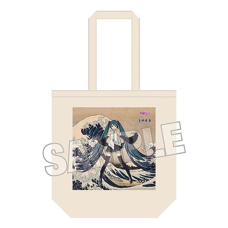 【Pre-order】Hokusai Katsushika x Hatsune Miku iXima - Hatsune Miku Tote Bag (The Great Wave off Kanagawa; Rerun)