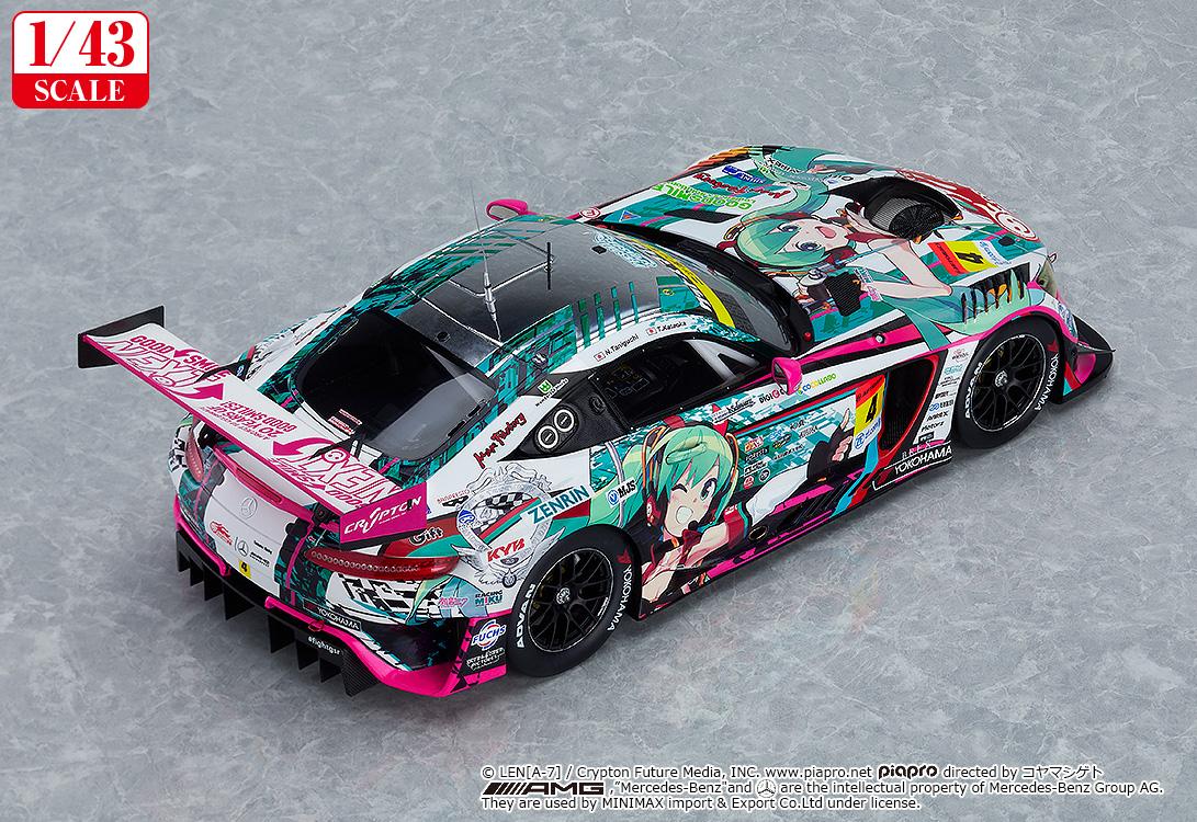 【Pre-order】Hatsune Miku - Hatsune Miku GT Project 1/43rd Scale Good Smile Hatsune Miku AMG 2020 SUPER GT Okayama Test Ver. (Rerun)(Model Kits)