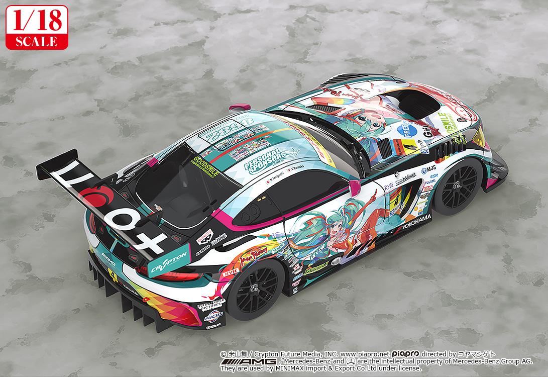 【Pre-order】Hatsune Miku - Hatsune Miku GT Project 1/18th Scale Good Smile Hatsune Miku AMG 2016 SUPER GT Ver. (Rerun)(Model Kits)