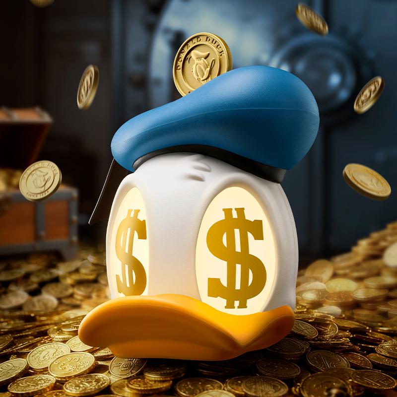 【Pre-order】Donald Duck - Donald Duck Ornament Lamp (Fortune Duck, Gold Coin)