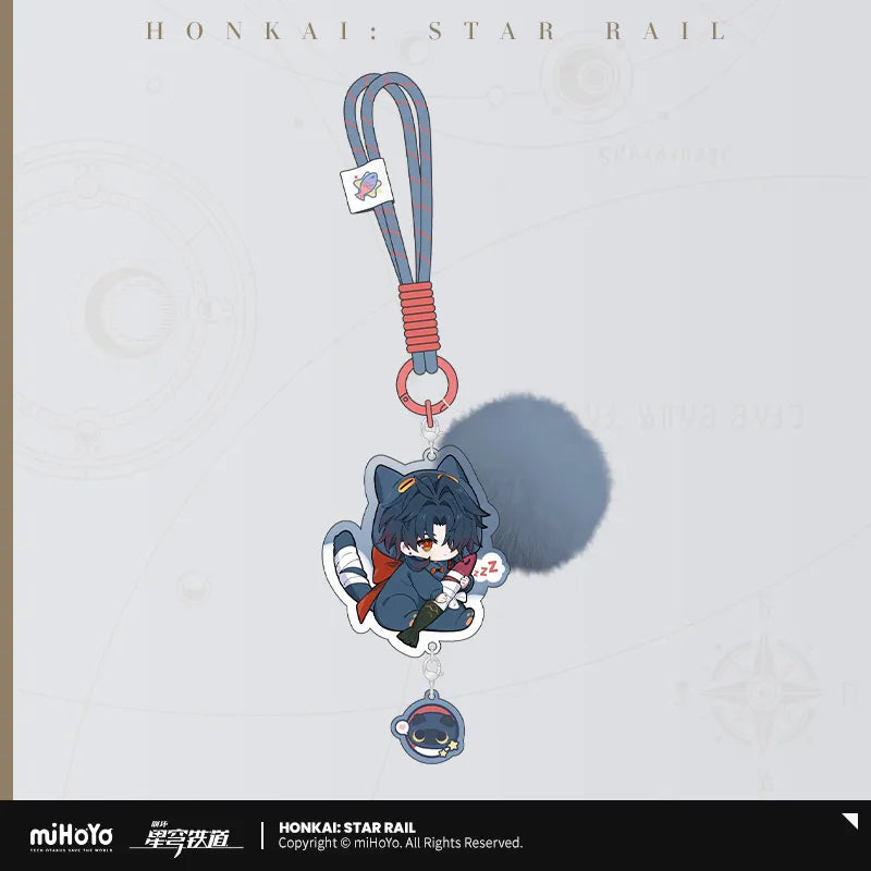 【Pre-Order】Honkai: Star Rail - Boys' Dormitory Series Chibi Characte Acrylic Keychain