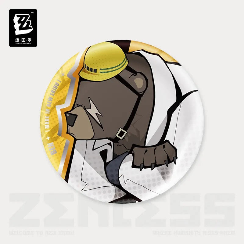 Zenless Zone Zero - New Eridu Series Chibi Badge : Belobog Heavy Industries
