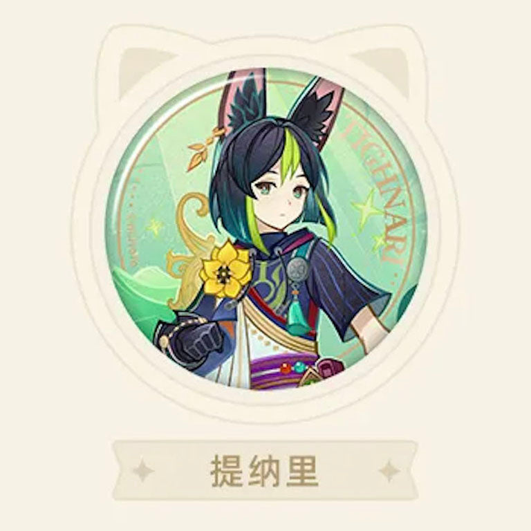 Genshin Impact Genius Invokation TCG Character Badges