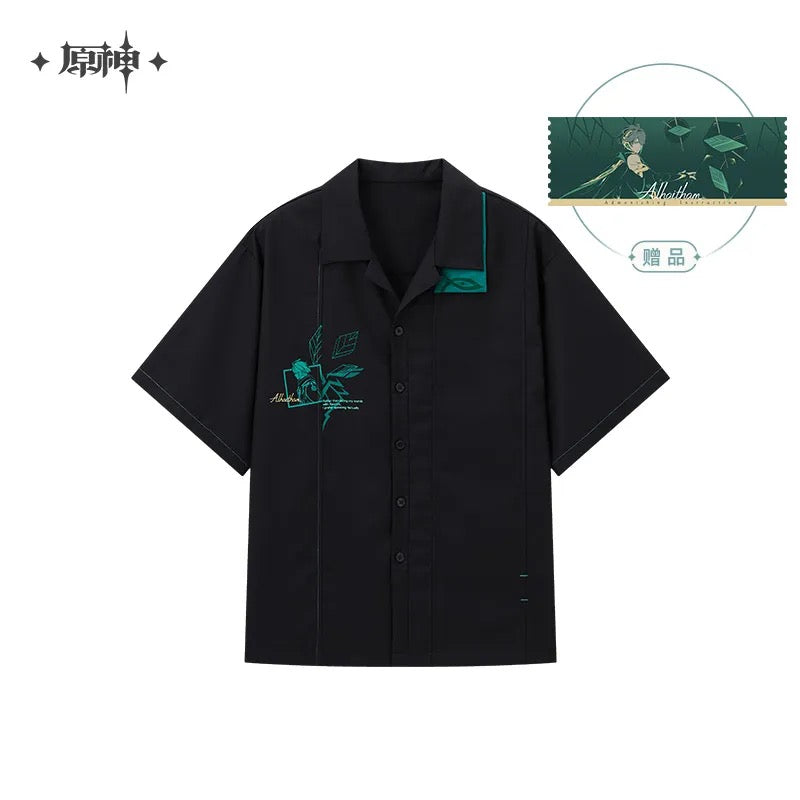 Genshin Impact - Forest and Flying Sands Series - Alhaitham Impression Short-Sleeve Shirt
