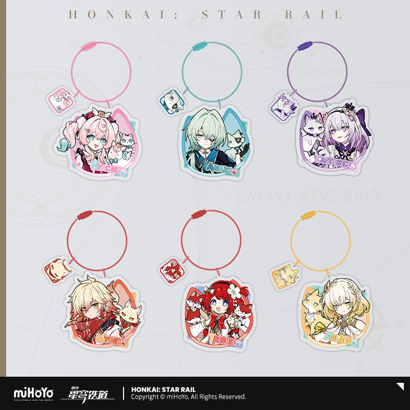Honkai: Star Rail - Little Cat Series Acrylic Keychain - OMO Merch