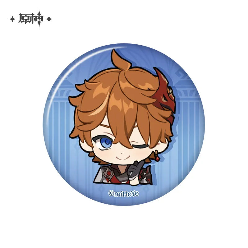 Genshin Impact - Chibi Fatui Character Badge