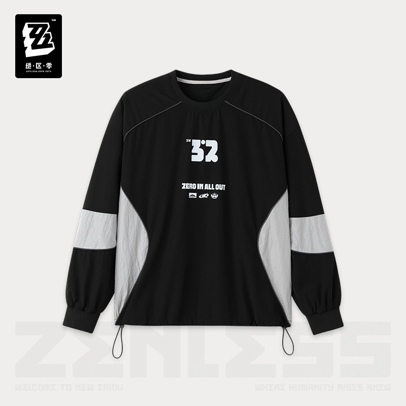 【Pre-Order】Zenless Zero Zone - 3Z STUDIO 2026AW Series Color-Blocked Quick-Dry Pullover Sports Top