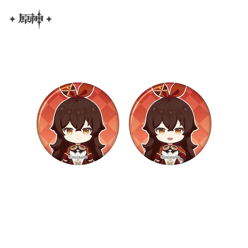 Genshin Impact - The Snapshot of a Jade-Covered Screen Series Mini Badges Set