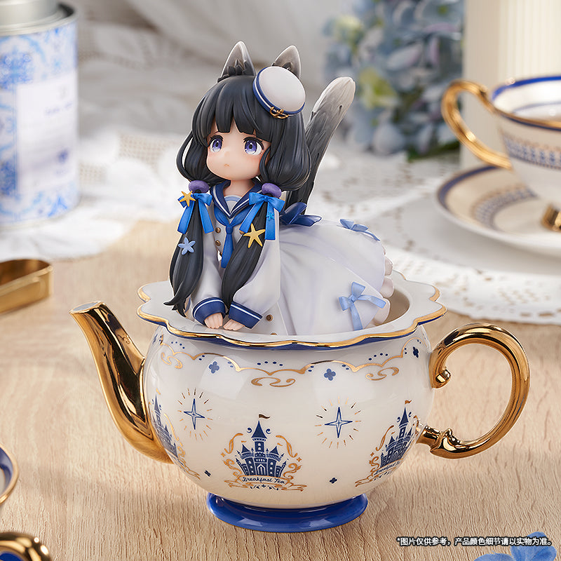 RIBOSE: DLC Series Figure: Tea Time Cat • Tuxedo Cat