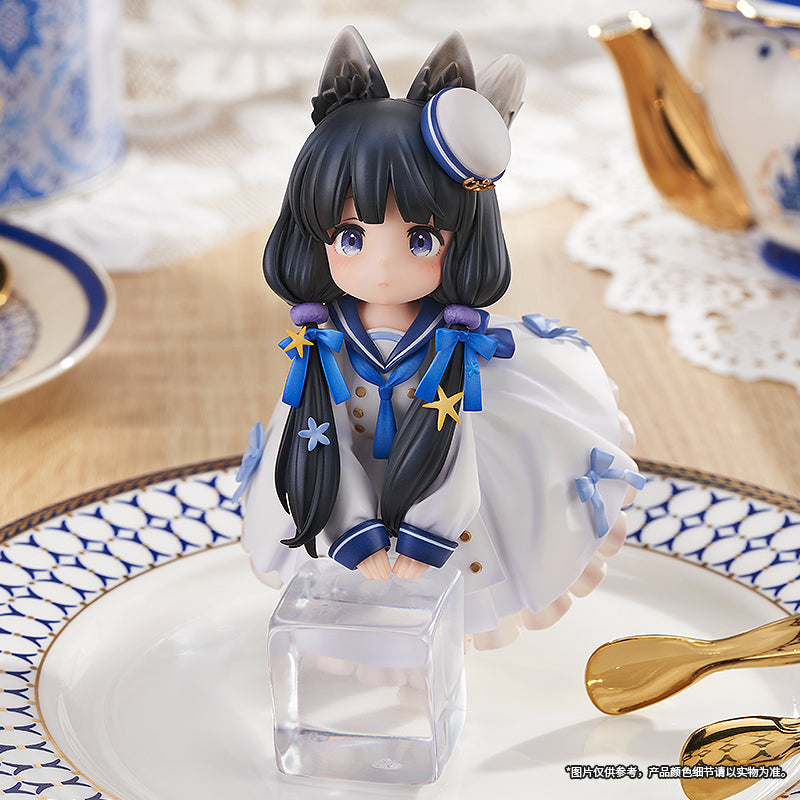 RIBOSE: DLC Series Figure: Tea Time Cat • Tuxedo Cat