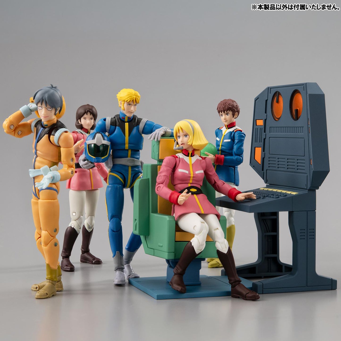 【Pre-order】Mobile Suit Gundam - Desk set (G.M.G. COLLECTION EX; White Base Bridge Radio operator; with gift)