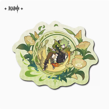 Genshin Impact Windblume's Breath Theme Die-Cut Mouse Pad