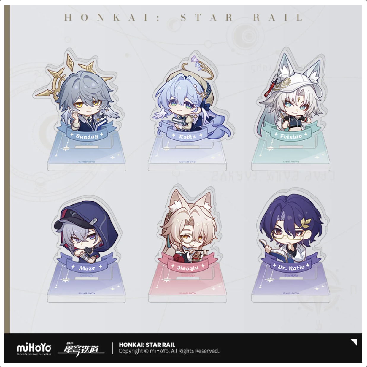 【Pre-Order】Honkai: Star Rail - Nameless Honor Series Acrylic Stamp Standee