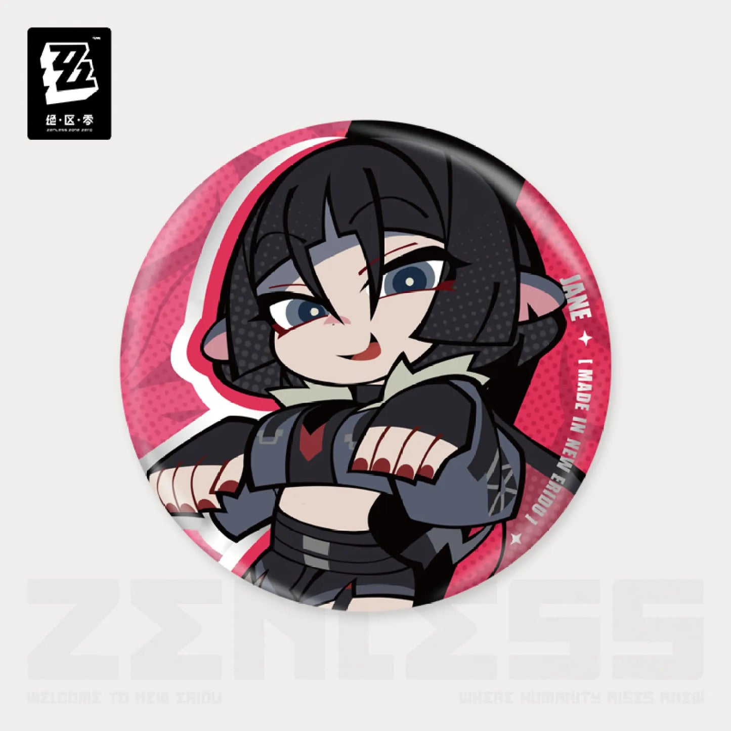 【Pre-Order】Zenless Zone Zero - New Eridu Series Chibi Tinplate Badge: Unknown Faction