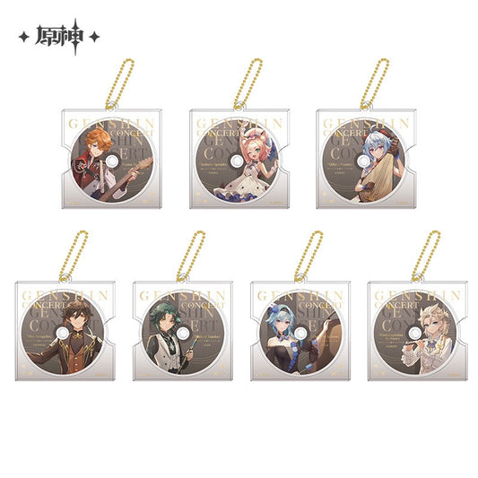 Genshin Concert 2023 Melodies of an Endless Journey CD-style Keychains