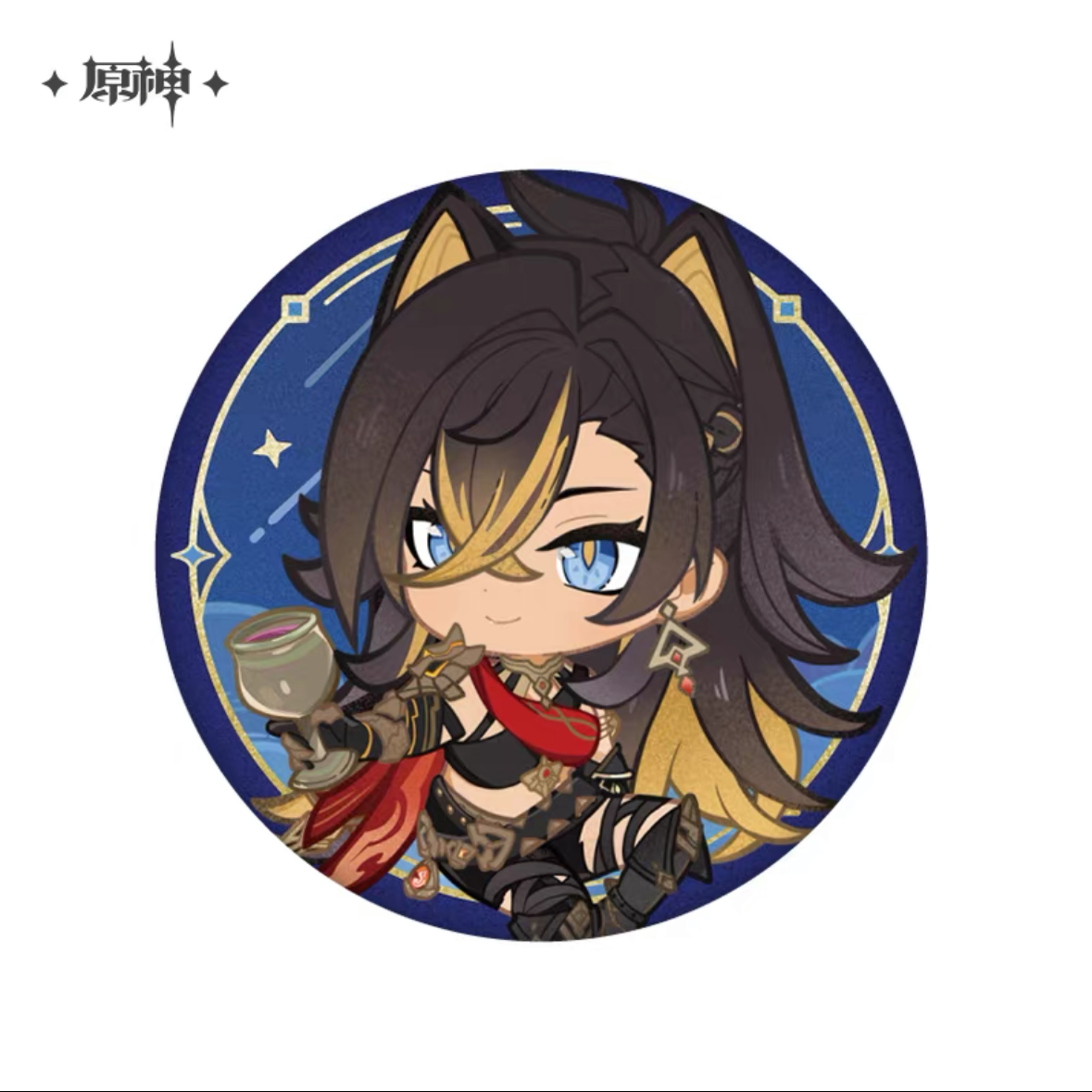 Genshin Impact Starlit Letter Badges