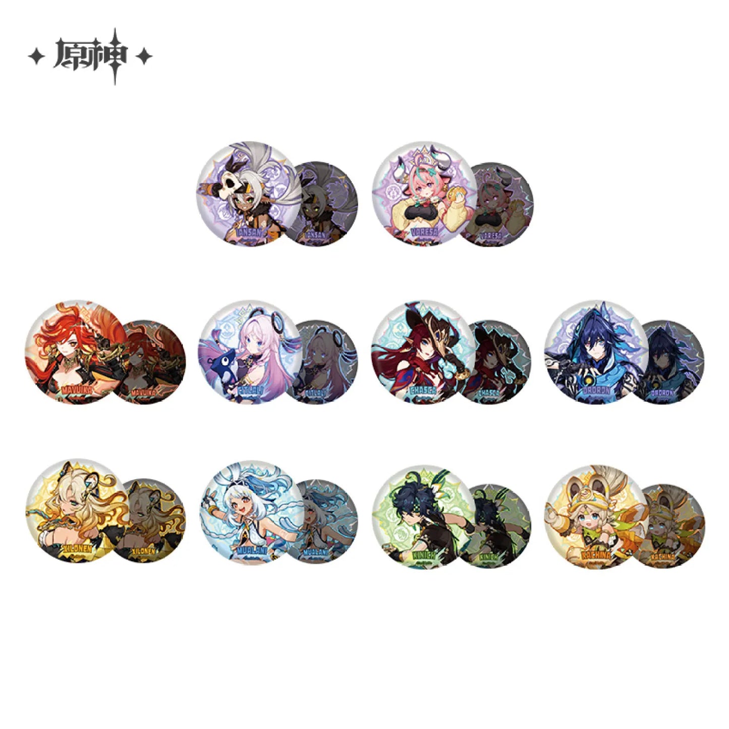 【Pre-Order】Genshin Impact - Natlan Character Badge