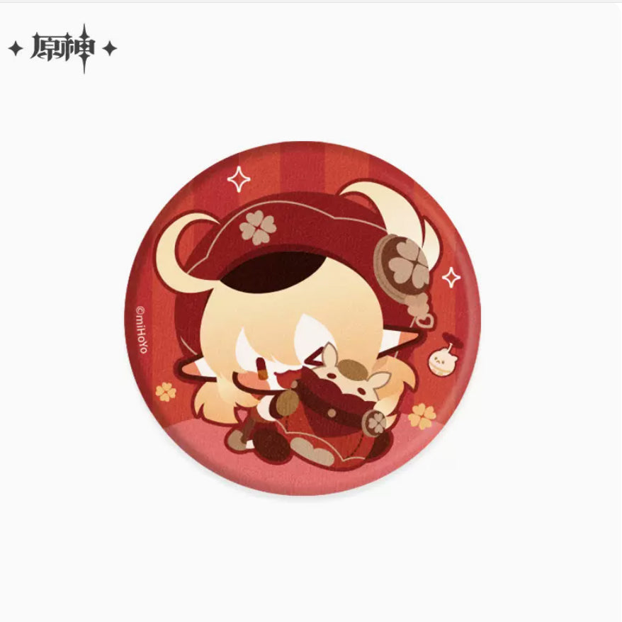 Genshin Impact Fabric Chibi Badge