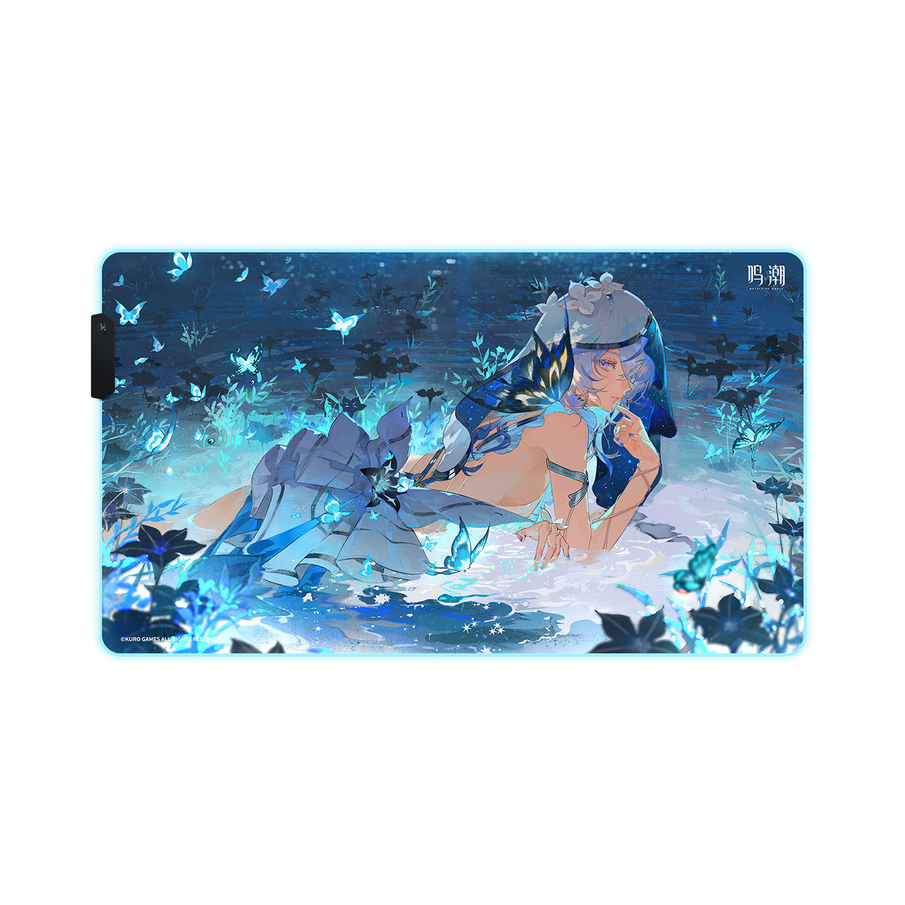 Wuthering Waves - Resonator Themed The Shorekeeper RGB Glowing Mouse Pad
