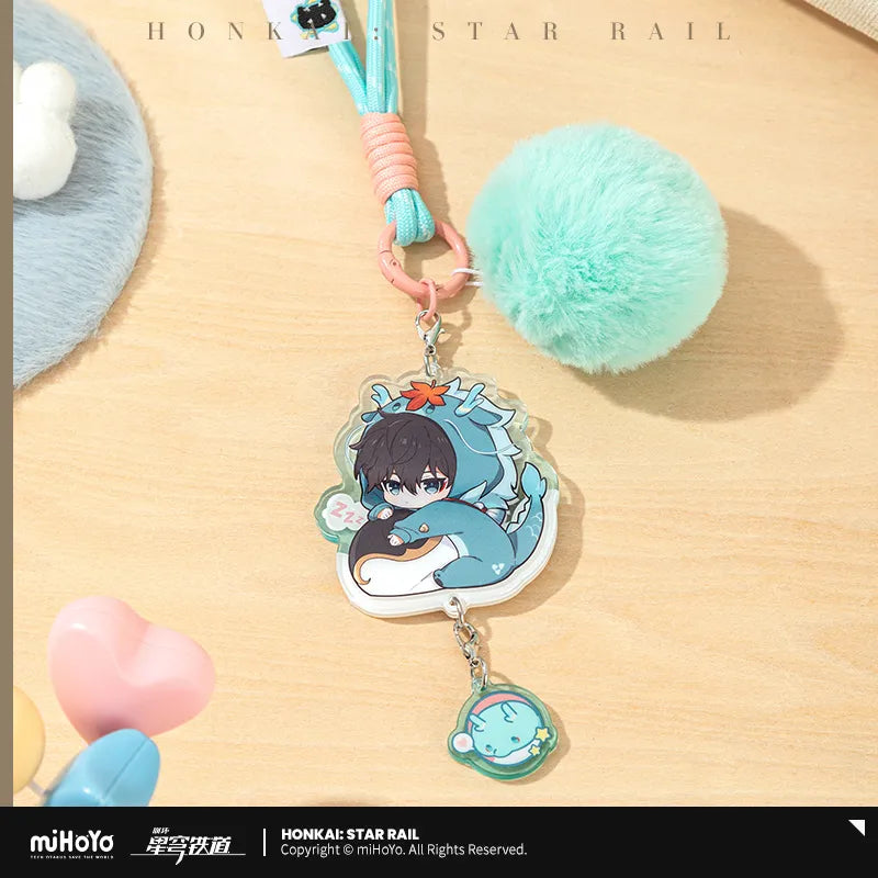 【Pre-Order】Honkai: Star Rail - Boys' Dormitory Series Chibi Characte Acrylic Keychain