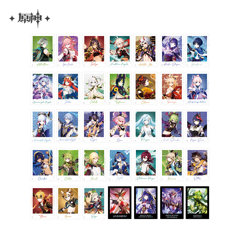 【Pre-Order】Genshin Impact - Theme Series Character Collectible Cards Gift Box