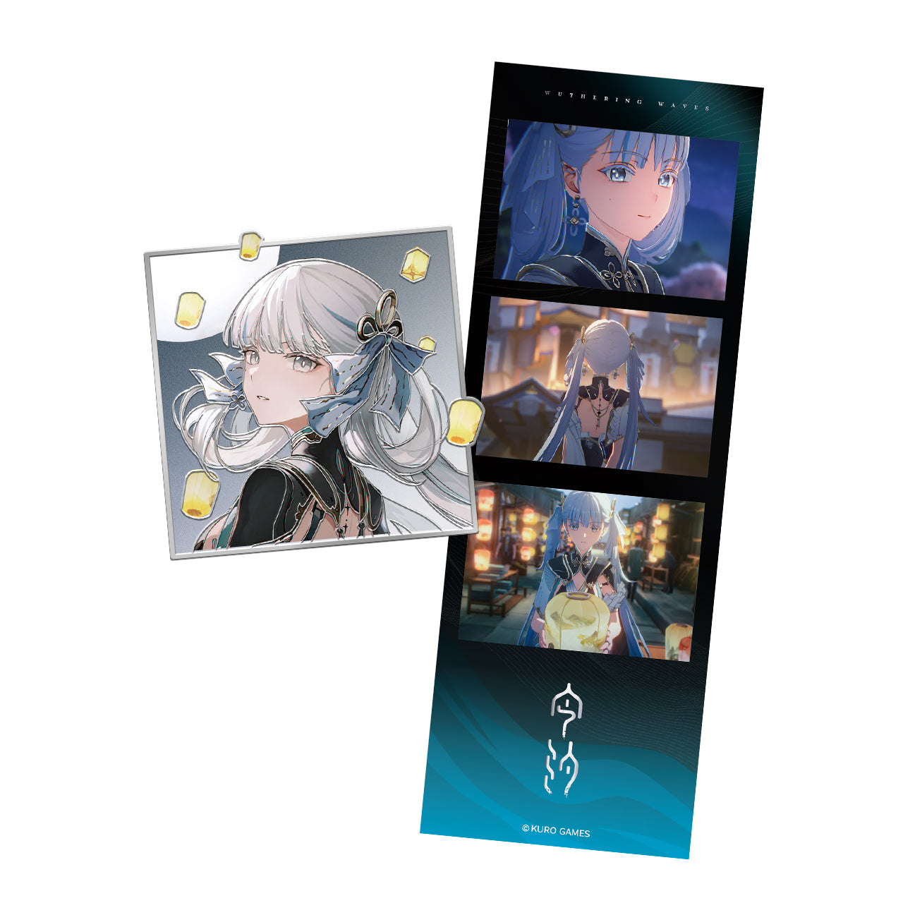 Wuthering Waves - Resonator Themed Metal Badge Photo Card Set