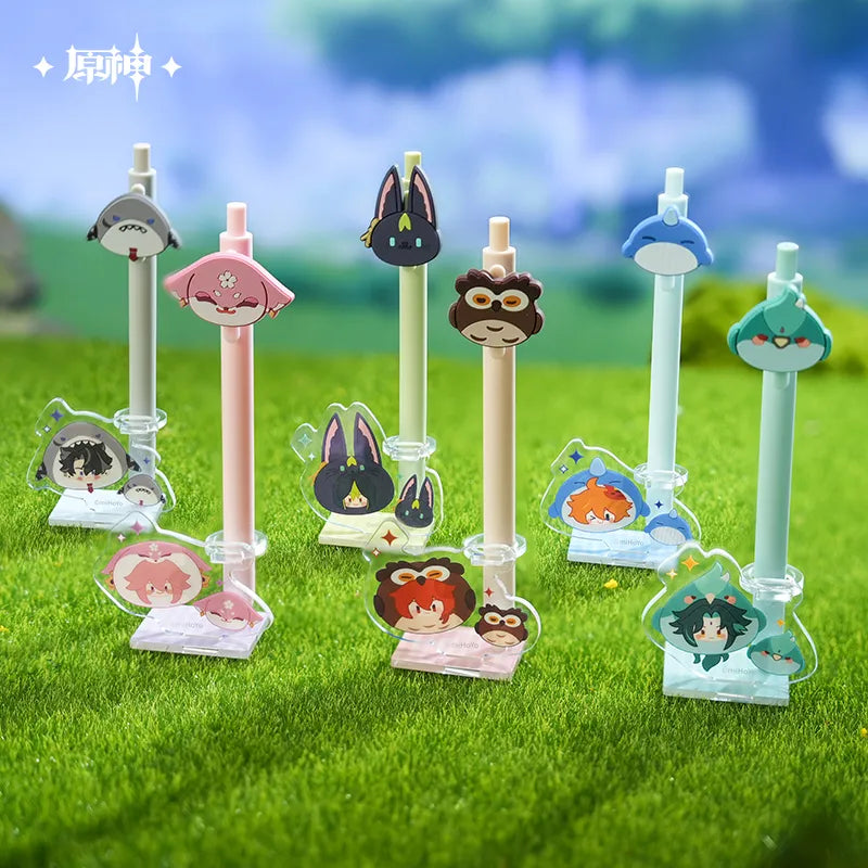 Genshin Impact - Teyvat Zoo Themed Acrylic Pen Holder