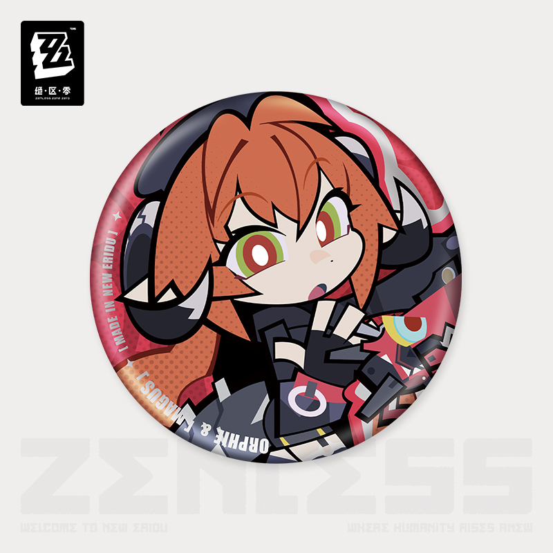 【Pre-Order】Zenless Zone Zero - New Eridu Series Chibi Tinplate Badge: Obol Squad