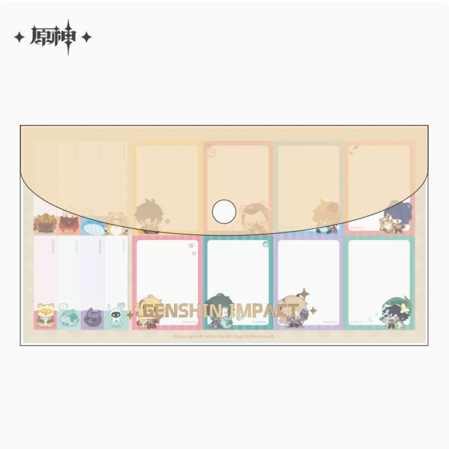 Genshin Impact - Chibi Character Sticky Note Set
