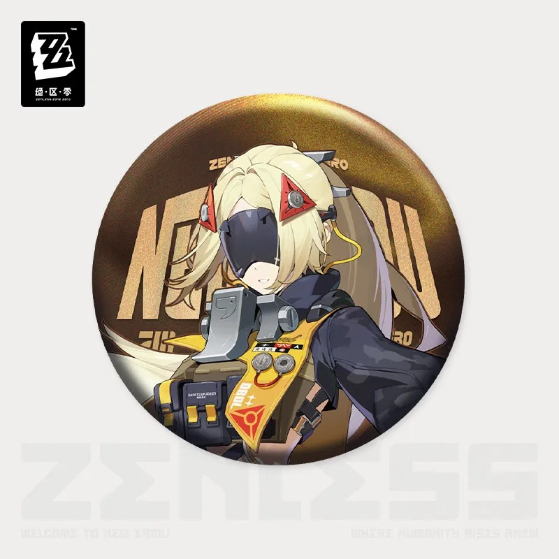 【Pre-Order】Zenless Zone Zero - Standing Design Series Tinplate Badge: Obol Squad