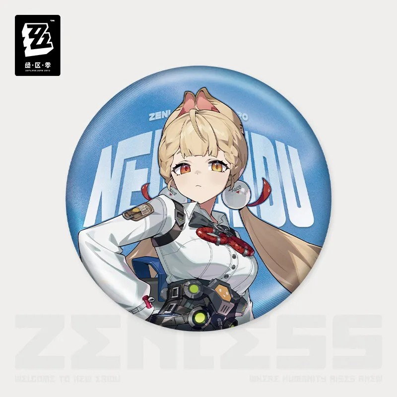 【Pre-Order】Zenless Zone Zero - Standing Design Series Tinplate Badge: Spook Shack