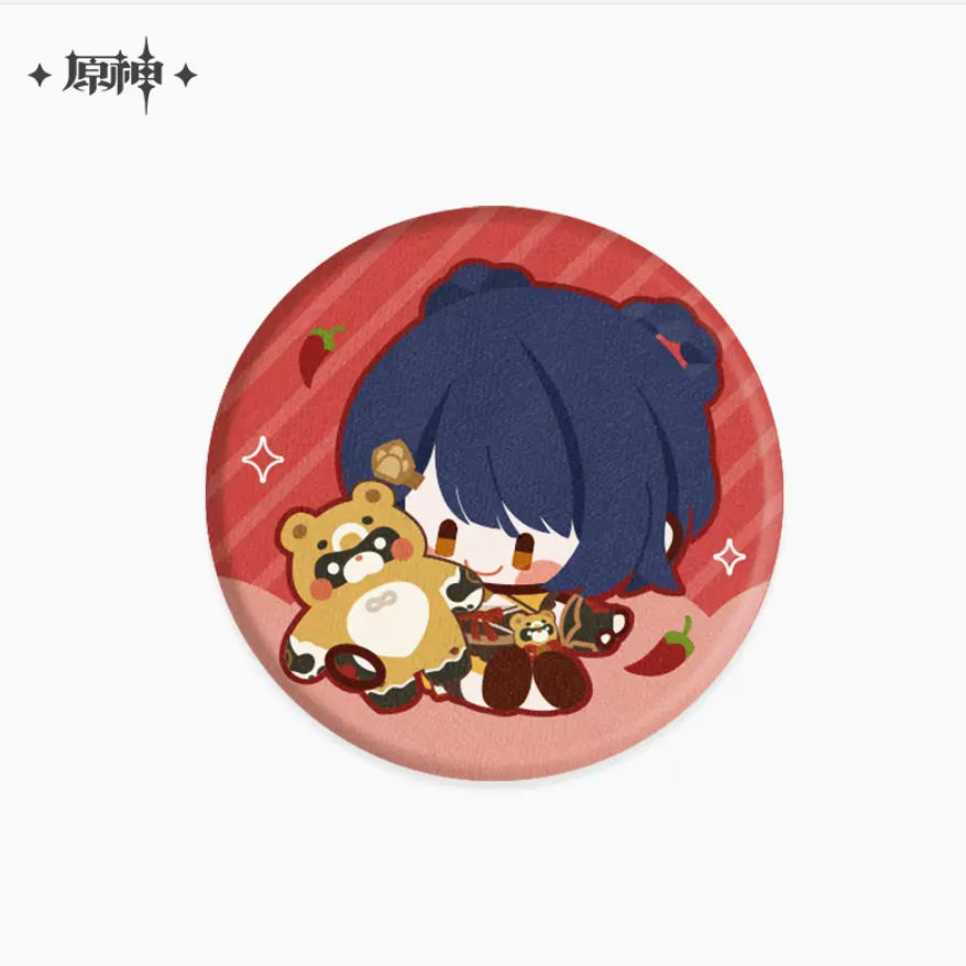 Genshin Impact Fabric Chibi Badge