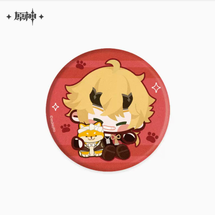 Genshin Impact Fabric Chibi Badge