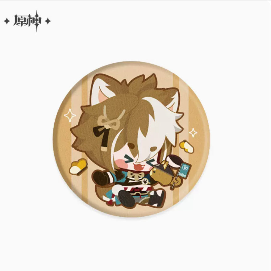 Genshin Impact Fabric Chibi Badge