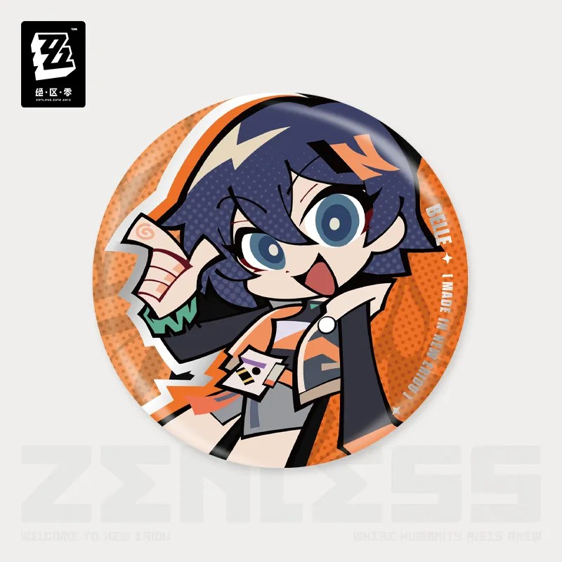 【Pre-Order】Zenless Zone Zero - New Eridu Series Chibi Badge: Random Play