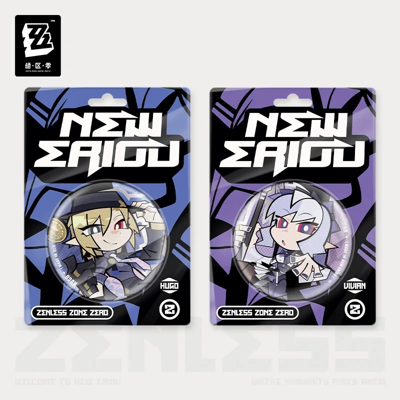 【Pre-Order】Zenless Zone Zero - New Eridu Series Chibi Tinplate Badge: Mockingbird