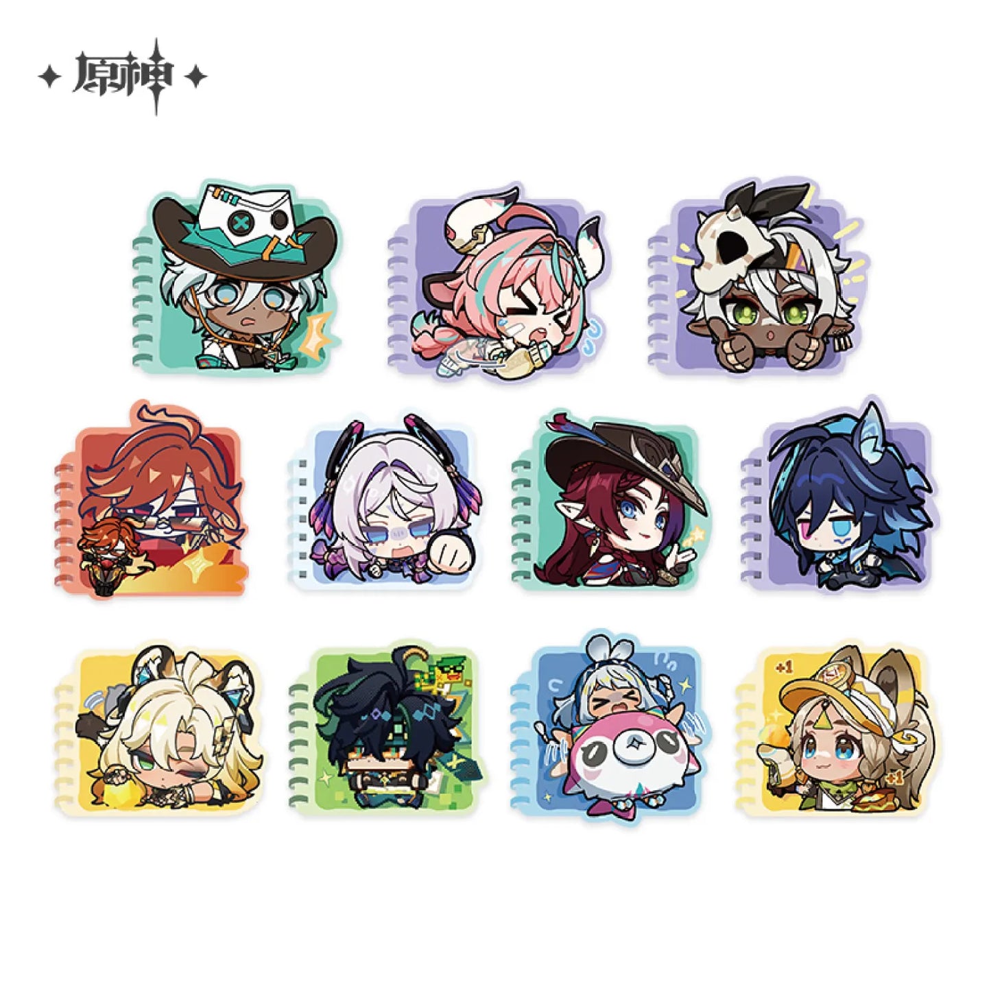 【Pre-Order】Genshin Impact - Natlan Chibi Emoji Series Notebook