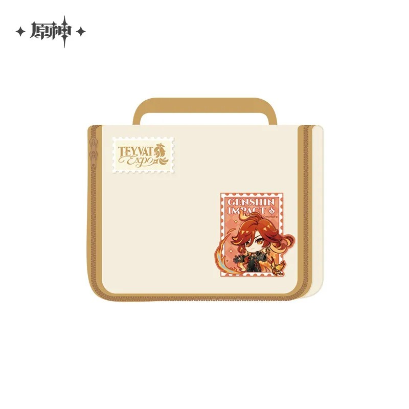 Genshin Impact - Teyvat Expo Series Toiletry Bags (Including embroidered patch)