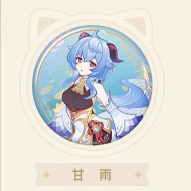 Genshin Impact Genius Invokation TCG Character Badges